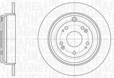 Magneti Marelli 361302040709 - Brake Disc autospares.lv