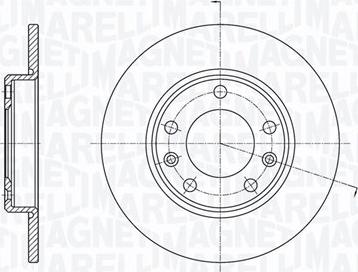 Magneti Marelli 361302040704 - Brake Disc autospares.lv