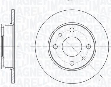 Magneti Marelli 361302040700 - Brake Disc autospares.lv