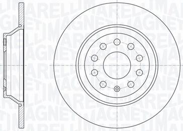 Magneti Marelli 361302040708 - Brake Disc autospares.lv