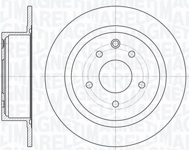 Magneti Marelli 361302040719 - Brake Disc autospares.lv