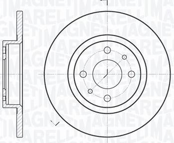 Magneti Marelli 361302040716 - Brake Disc autospares.lv