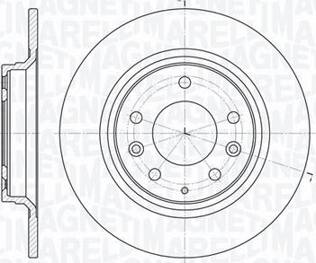 Magneti Marelli 361302040718 - Brake Disc autospares.lv