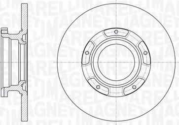 Magneti Marelli 361302040713 - Brake Disc autospares.lv