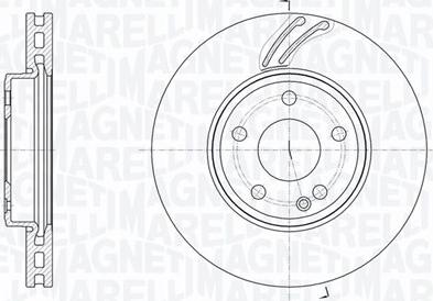 Magneti Marelli 361302040788 - Brake Disc autospares.lv