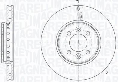 Magneti Marelli 361302040787 - Brake Disc autospares.lv