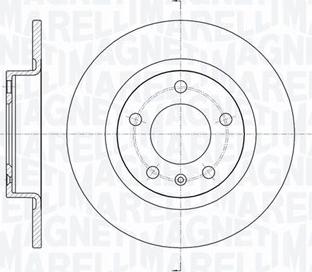 Magneti Marelli 361302040734 - Brake Disc autospares.lv