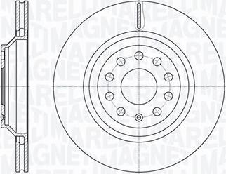 Magneti Marelli 361302040735 - Brake Disc autospares.lv