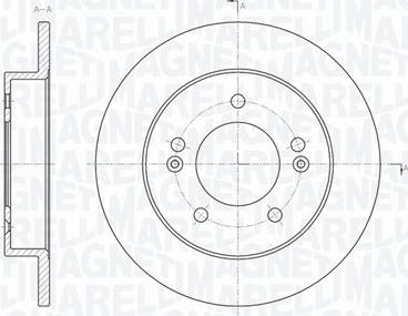 Magneti Marelli 361302040730 - Brake Disc autospares.lv