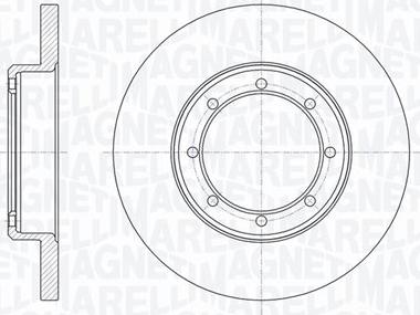 Magneti Marelli 361302040731 - Brake Disc autospares.lv