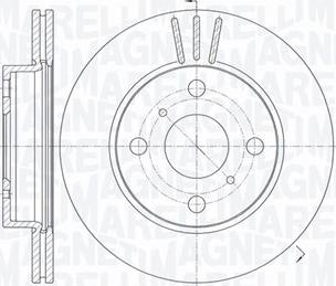 Magneti Marelli 361302040738 - Brake Disc autospares.lv