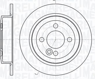 Magneti Marelli 361302040725 - Brake Disc autospares.lv