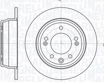 Magneti Marelli 361302040726 - Brake Disc autospares.lv