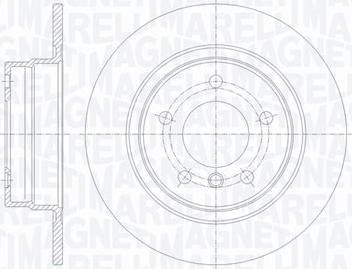 Magneti Marelli 361302040720 - Brake Disc autospares.lv