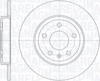 Magneti Marelli 361302040721 - Brake Disc autospares.lv