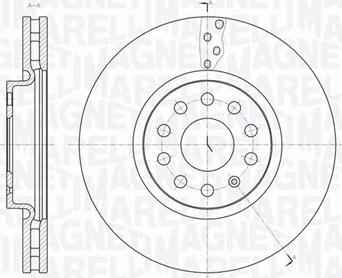 Magneti Marelli 361302040770 - Brake Disc autospares.lv