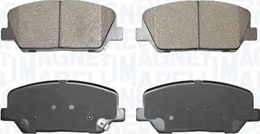Magneti Marelli 363916060900 - Brake Pad Set, disc brake autospares.lv