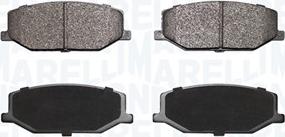 Magneti Marelli 363916060908 - Brake Pad Set, disc brake autospares.lv