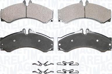 Magneti Marelli 363916060903 - Brake Pad Set, disc brake autospares.lv