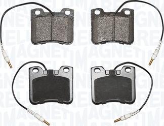 Magneti Marelli 363916060922 - Brake Pad Set, disc brake autospares.lv