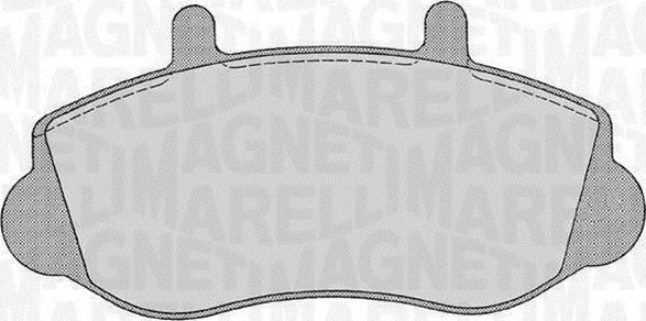 Magneti Marelli 363916060544 - Brake Pad Set, disc brake autospares.lv