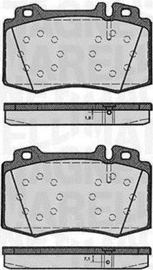 Magneti Marelli 363916060585 - Brake Pad Set, disc brake autospares.lv