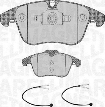 Magneti Marelli 363916060668 - Brake Pad Set, disc brake autospares.lv