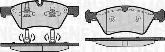 Magneti Marelli 363916060639 - Brake Pad Set, disc brake autospares.lv