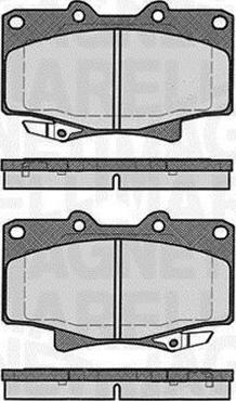 Magneti Marelli 363916060635 - Brake Pad Set, disc brake autospares.lv