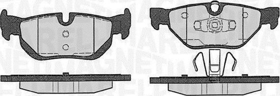 Magneti Marelli 363916060149 - Brake Pad Set, disc brake autospares.lv