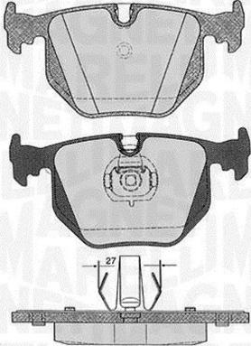 Magneti Marelli 363916060152 - Brake Pad Set, disc brake autospares.lv