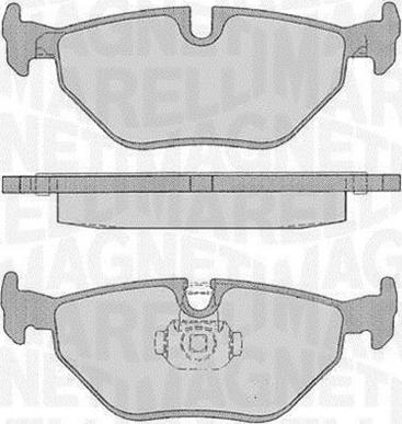 Magneti Marelli 363916060157 - Brake Pad Set, disc brake autospares.lv