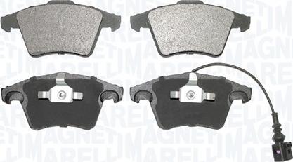Magneti Marelli 363916060894 - Brake Pad Set, disc brake autospares.lv