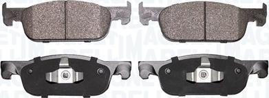 Magneti Marelli 363916060892 - Brake Pad Set, disc brake autospares.lv