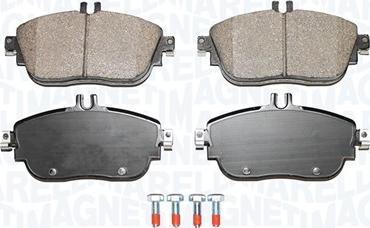 Magneti Marelli 363916060841 - Brake Pad Set, disc brake autospares.lv