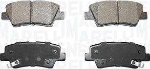 Magneti Marelli 363916060851 - Brake Pad Set, disc brake autospares.lv