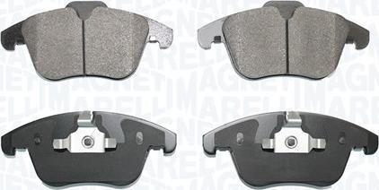 Magneti Marelli 363916060838 - Brake Pad Set, disc brake autospares.lv