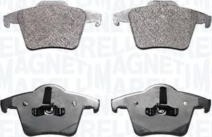 Magneti Marelli 363916060837 - Brake Pad Set, disc brake autospares.lv