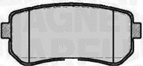 Magneti Marelli 363916060822 - Brake Pad Set, disc brake autospares.lv