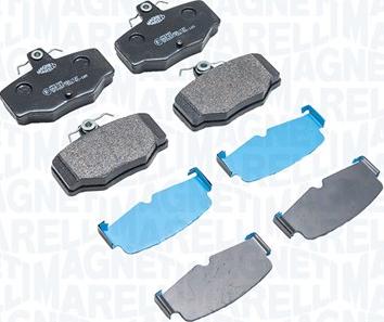 Magneti Marelli 363916060345 - Brake Pad Set, disc brake autospares.lv