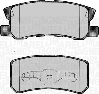 Magneti Marelli 363916060340 - Brake Pad Set, disc brake autospares.lv