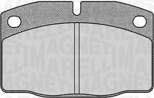 Magneti Marelli 363916060354 - Brake Pad Set, disc brake autospares.lv