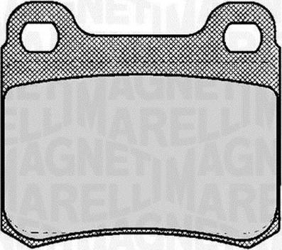 Magneti Marelli 363916060306 - Brake Pad Set, disc brake autospares.lv