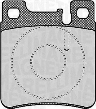 Magneti Marelli 363916060303 - Brake Pad Set, disc brake autospares.lv