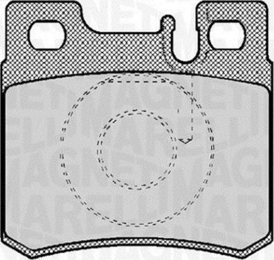 Magneti Marelli 363916060307 - Brake Pad Set, disc brake autospares.lv