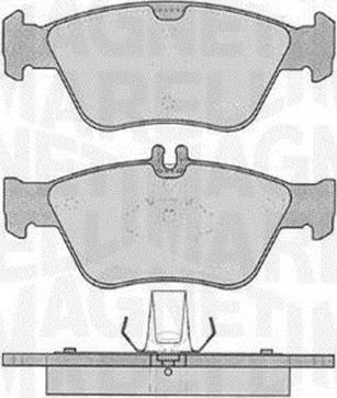 Magneti Marelli 363916060310 - Brake Pad Set, disc brake autospares.lv