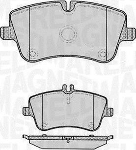 Magneti Marelli 363916060312 - Brake Pad Set, disc brake autospares.lv