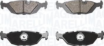 Magneti Marelli 363916060387 - Brake Pad Set, disc brake autospares.lv