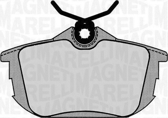 Magneti Marelli 363916060336 - Brake Pad Set, disc brake autospares.lv