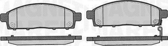 Magneti Marelli 363916060337 - Brake Pad Set, disc brake autospares.lv